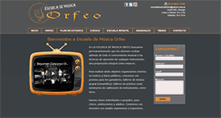 Desktop Screenshot of escuelamusicalorfeo.com.ar